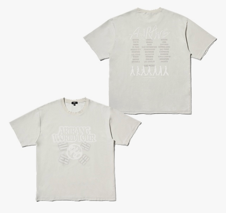 BTS - ARIRANG Official MD - Tour T-Shirt [Gray]