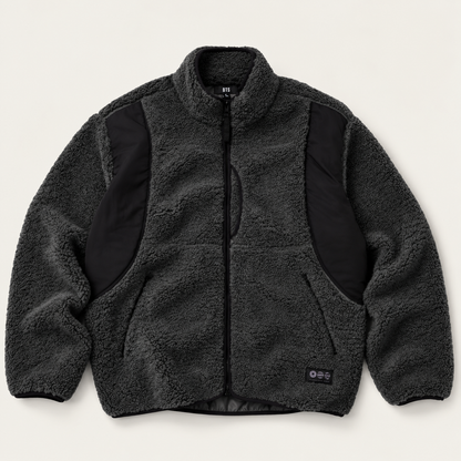 [PRE-ORDER NOW. Release Time: October 27, 2026] FLEECE JACKET (Charcoal)