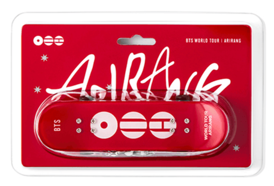 BTS ARIRANG Official MD - Mini Skateboard Keyring