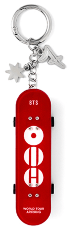 BTS ARIRANG Official MD - Mini Skateboard Keyring