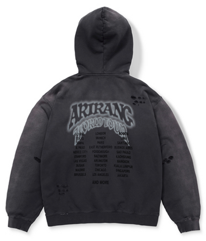 BTS | ARIRANG Official MD - Zip-Up Hoodie_Charcoal